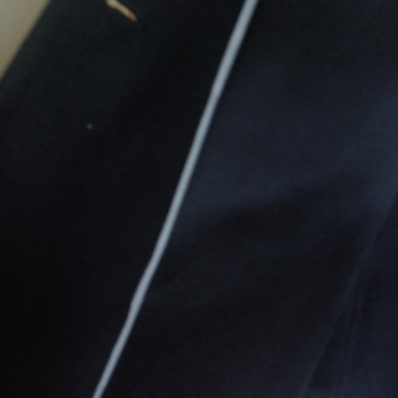 CALVIN KLEIN BLACK COWL NECK BUTTON COAT SIZE SMALL - Picture 13 of 15